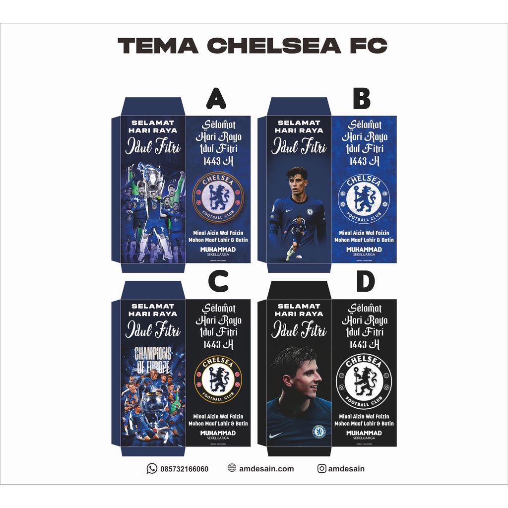 

AMPLOP LEBARAN BESAR TEMA CHELSEA FC