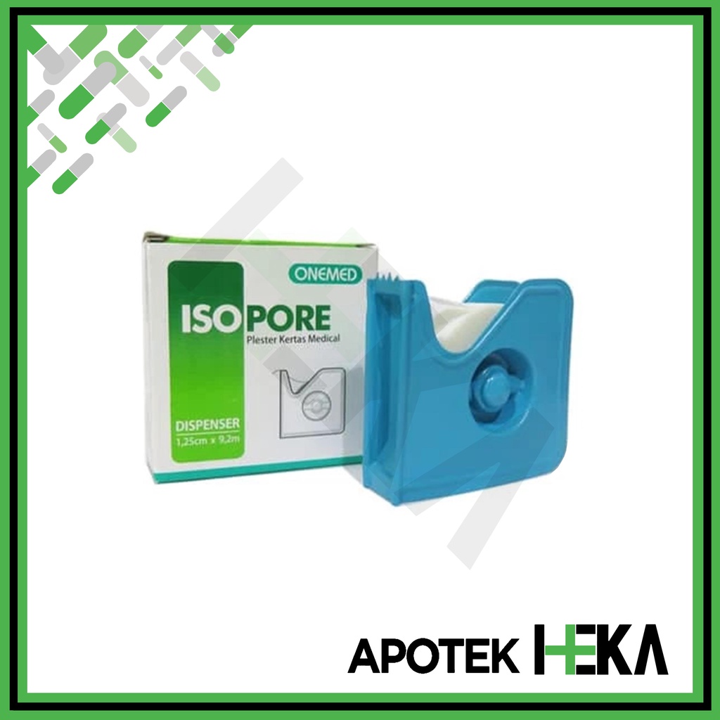 Isopore Onemed + Dispenser Plester Kertas Medical (SEMARANG)