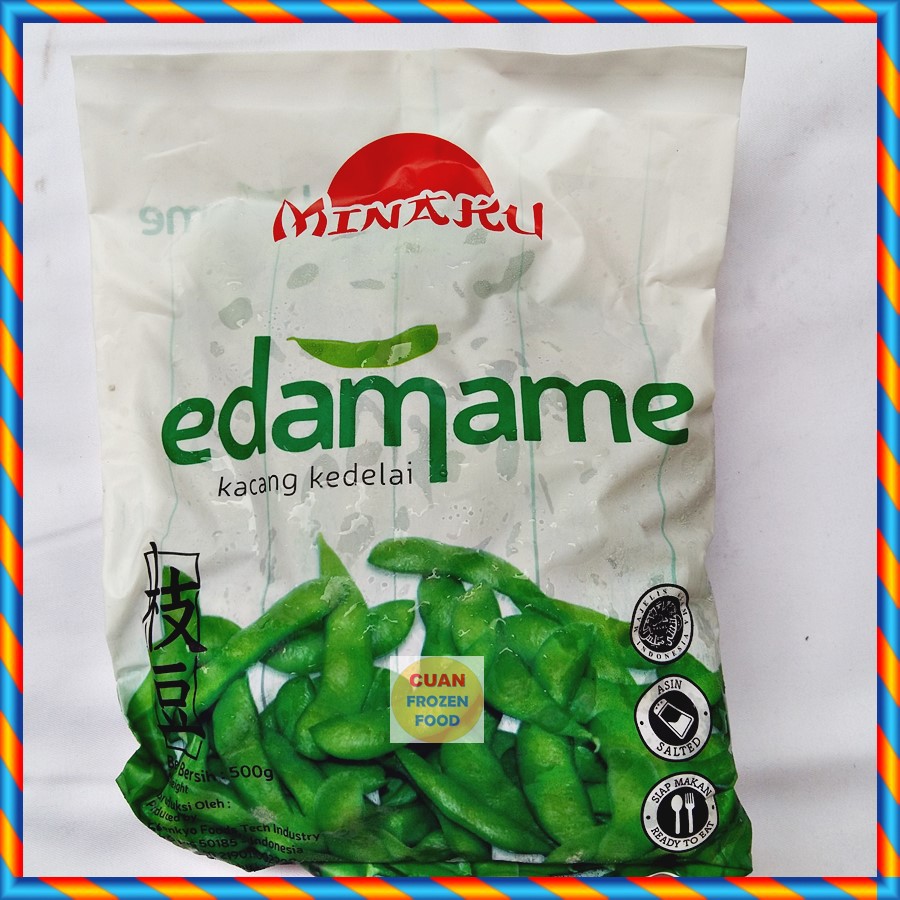 

CEMILAN KACANG KEDELAI EDAMAME 500GR KACANG JEPANG SNACK FROZEN FOOD