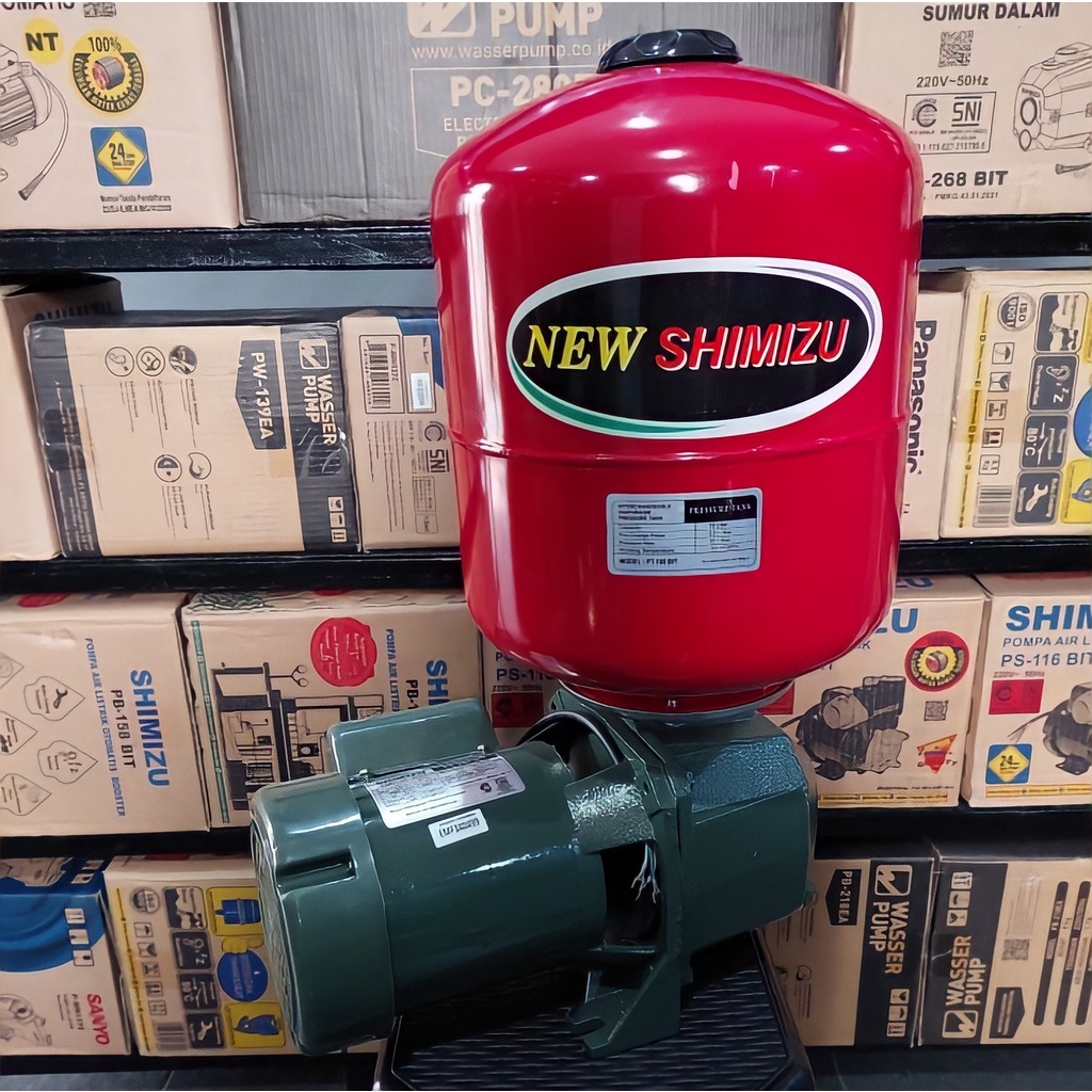 Pompa Air JET PUMP SHIMIZU - PC 268 BIT - 250 WATT - Plus Tank Tabung