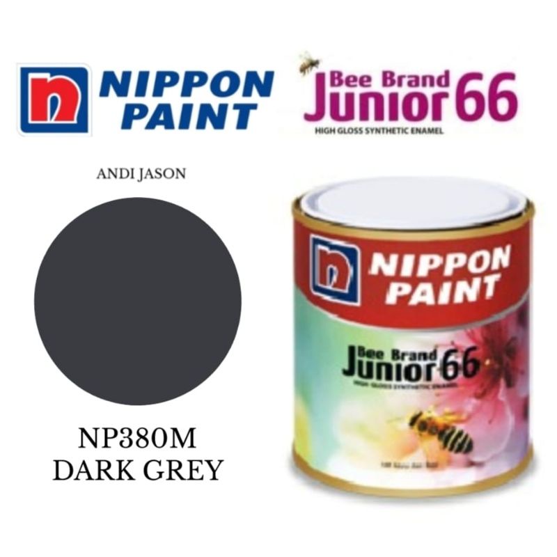 CAT BEE BRAND JUNIOR 66  0.94 LITER NO NP380M DARK GREY CAT MINYAK KAYU DAN BESI