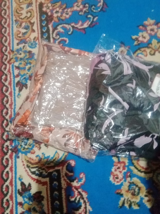 Rl-cod Syari Batik Monalisa Busui Premium Plus Khimar Ceruty 2 Layer Gamis Motif Cantik Termurah