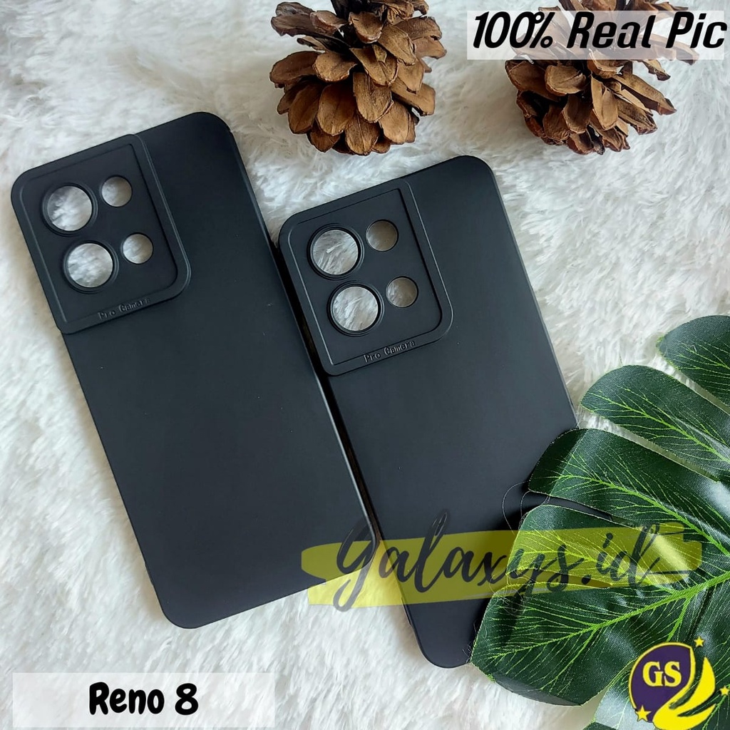 CASE OPPO RENO 4 / RENO 5 /RENO 5F/ RENO 6 4G/ RENO 8T 2023 RENO 7 4G / RENO 7 5G / RENO 7Z 5G / RENO 8 4G / RENO 8 5G 2022 / RENO 8 PRO 5G 2022 / RENO 8Z 5G SOFTCASE CASE PRO CAMERA PROTECTION CASEPRO TPU PREMIUM SLIM MATTE PELINDUNG KAMERA