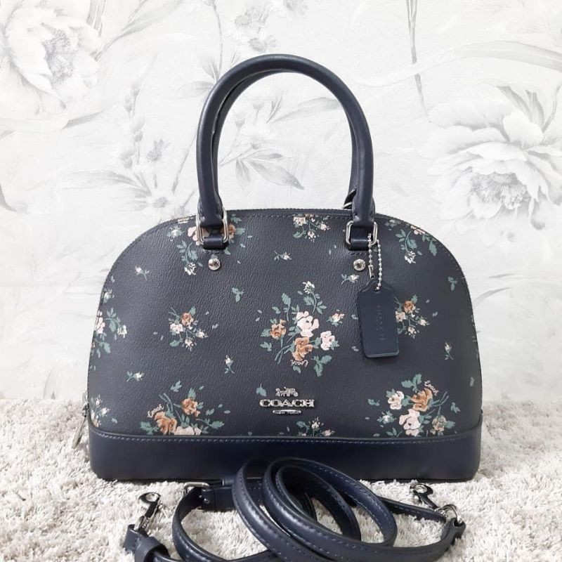 Coach Mini sierra rose bouquet multi navy