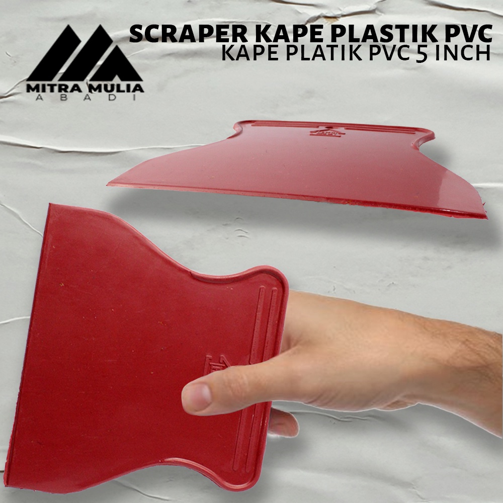 Kape Plastik PVC 5 Inci l Scrap l Scrapper l Skrap Sekrap Dempul