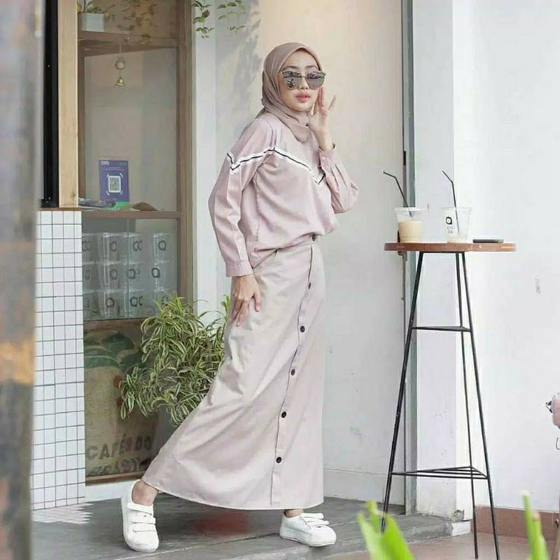 Rok Kancing Dpan // Bawahan Wanita // ROK MODEL BARU TAHUN 2022