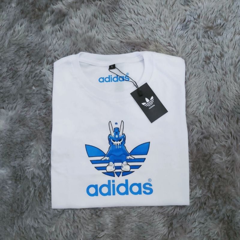 KAOS ANAK LAKI LAKI PEREMPUAN ADIDAS ROBOT BIRU PREMIUM HIGH QUALITY BAJU ANAK COWOK ADIDAS MURAH