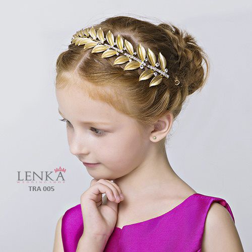 Tiara Rambut Pesta Emas Anak Lenka  - TRA005