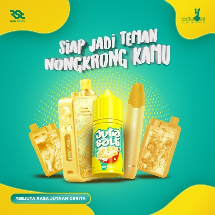 Liquid Juta Oats Oat Milk Salt Nic 30ML Authentic juta oats salt