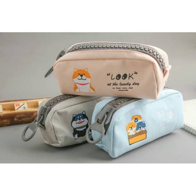 

Tempat Pensil Zipper Jumbo Lovely Dog