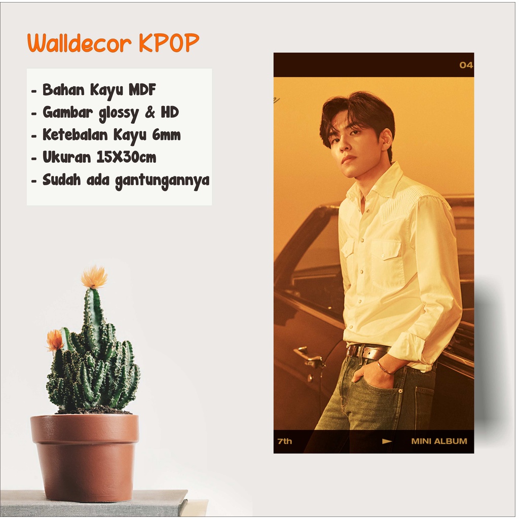 WALLDECOR DAY6 WONPIL UKURAN 25X30 CM WALL DECOR POSTER KAYU HIASAN DINGDING KPOP KOREA GLOSSY