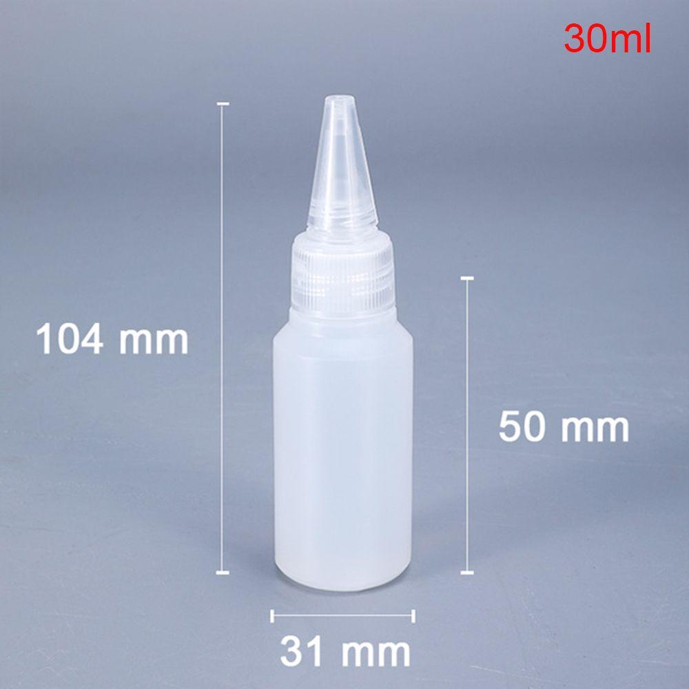 R-FLOWER Botol Tetes Minyak 30ML,60ML,100ML Alat Craft Scrapbooking Pencet Lem Aplikator