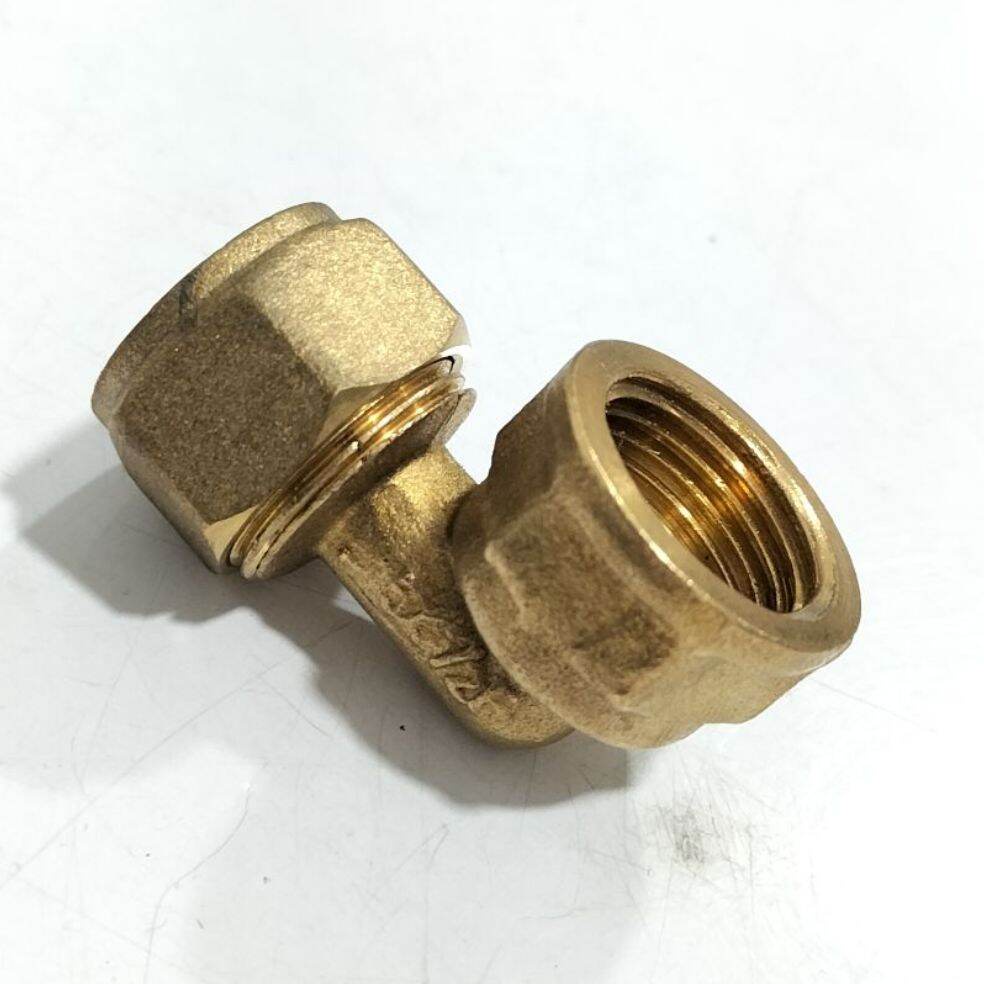 KNEE L DRAT DALAM 1/2" KUNINGAN UNTUK MENYAMBUNG AIR PANAS - C378