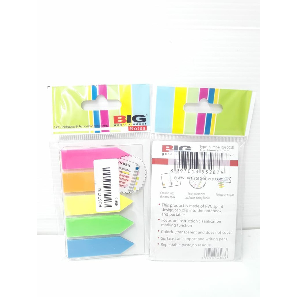 

Sticky Notes BIG Panah 44 x 12 mm 5 Warna