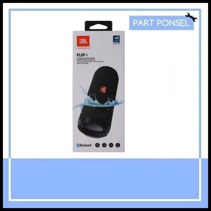 SPEAKER BLUETOOTH PORTABLE WIRELESS JBL FLIP 4 ORIGINAL HARGA MURAH
