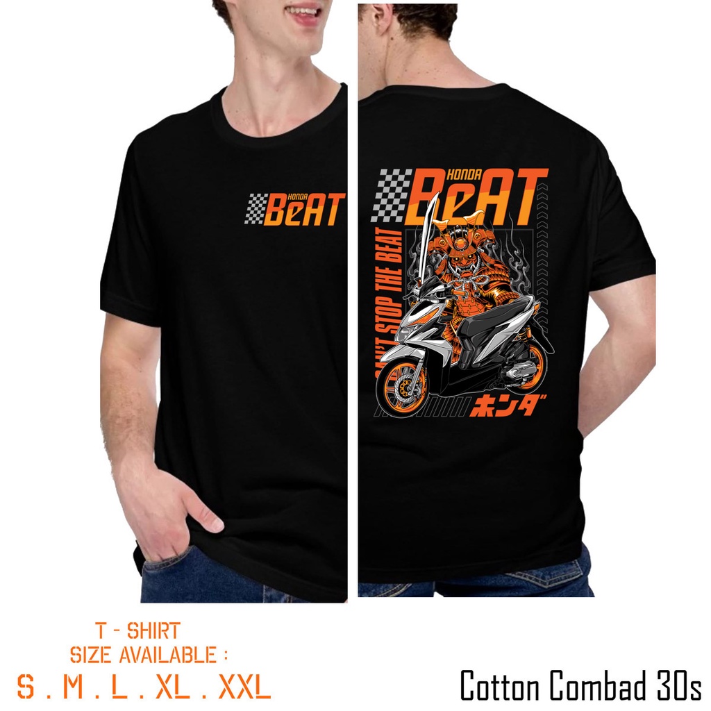 KAOS BAJU HONDA BEAT / BEAT CBS / BEAT RIDE KAOS DISTRO OTOMOTIF Terlaris