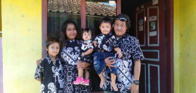 Baju Couple Keluarga Sarimbit Batik Terbaru Terlengkap Motif Exklusif Saroja Batik Full Katun Adem