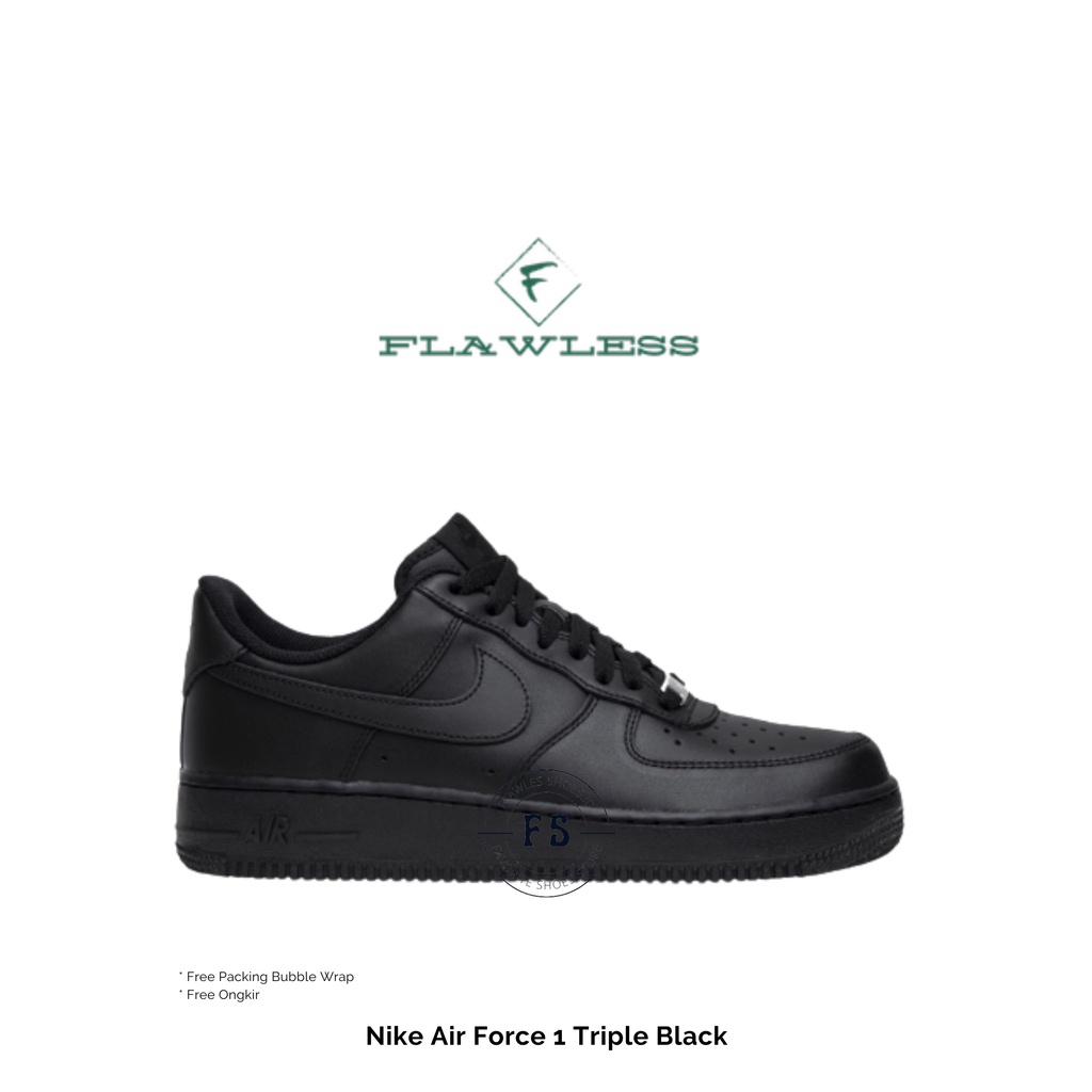 Nike Air Force 1 Low Triple Black BNIB