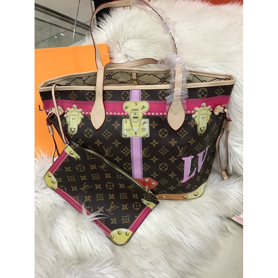 LV TRUNK NEVERFULL MONO AZUR