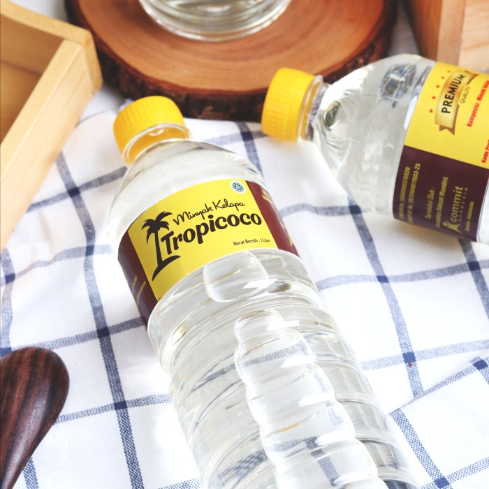 

v01vss Tropicoco - Minyak Kelapa 1L - Rendah Kolestrol - Coconut Oil Fsfs201