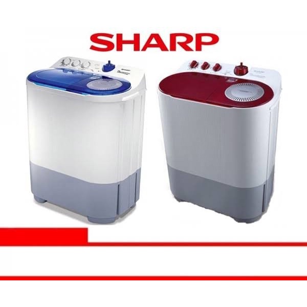 Mesin Cuci Sharp ES-T77DA Mesin Cuci Twin Tub Dolphinwave