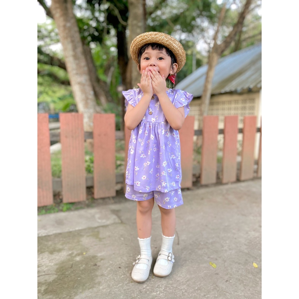 PROMO 7.7 Baju Anak Setelan Sakura Original Rayon Super Premium SMILEE Pakaian Anak Perempuan Termurah Terlaris Best Seller