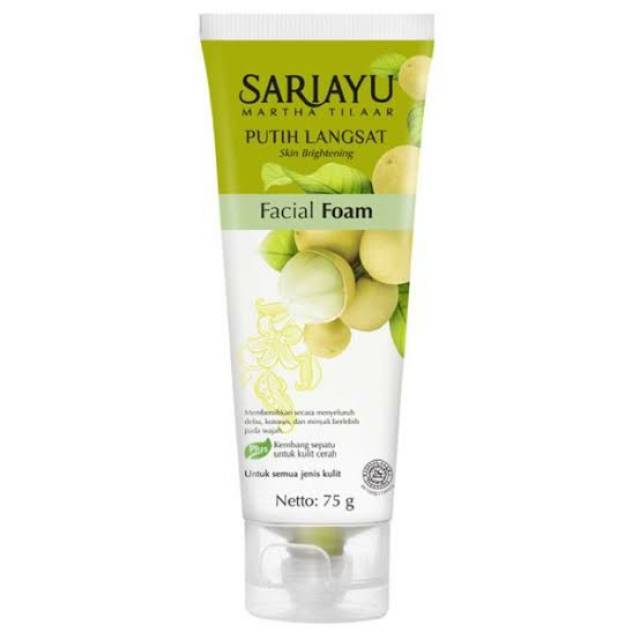 SARI AYU PUTIH LANGSAT FACIAL FOAM 75gram