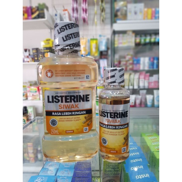 Listerine Siwak 100ml &amp; 250ml/ Larutan Kumur/ Bau Mulut