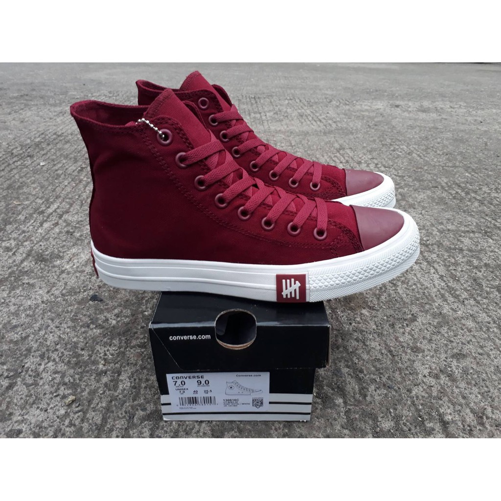 CONVERSE ORIGINAL CHUCK TAYLOR 70s HIGH RED EGRET 100% BNIB