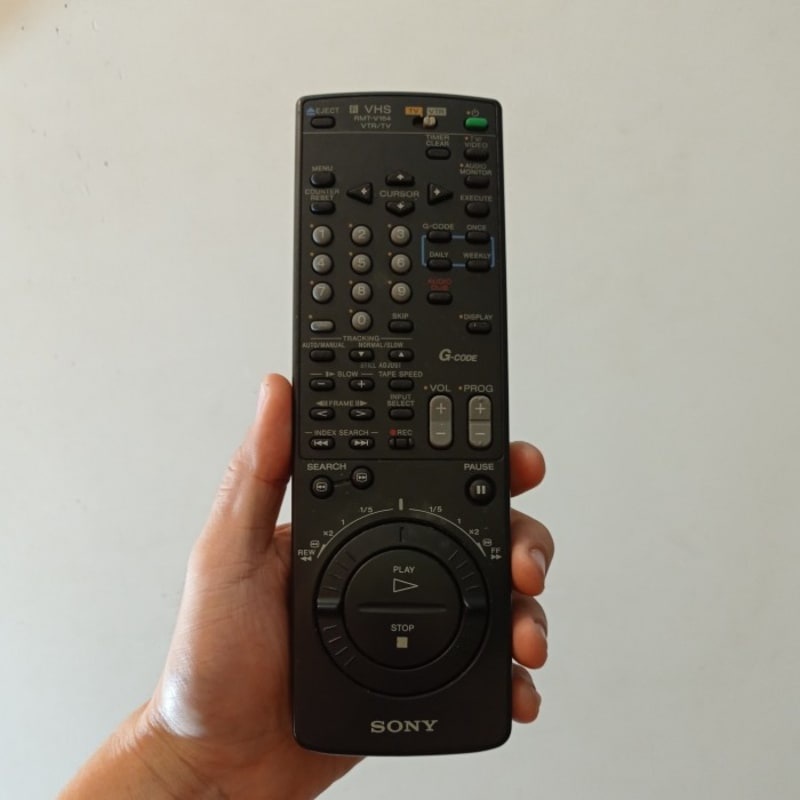 Remot Remote VTR/ TV/ VHS Original Sony RMT-V164