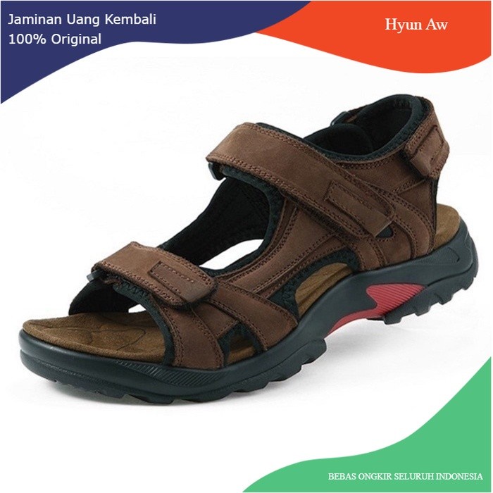 Sandal Pria Hiking Gunung Original Kulit Asli Outdoor Adventure Import