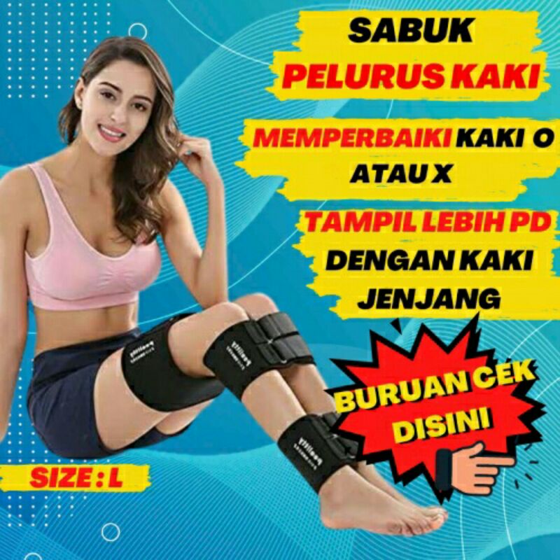 Korset Terapi Kesehatan Kaki Alat Terapi Kaki X O Sabuk Jorzilano Sabuk Terapi Kaki GI31D Ukuran 2XL