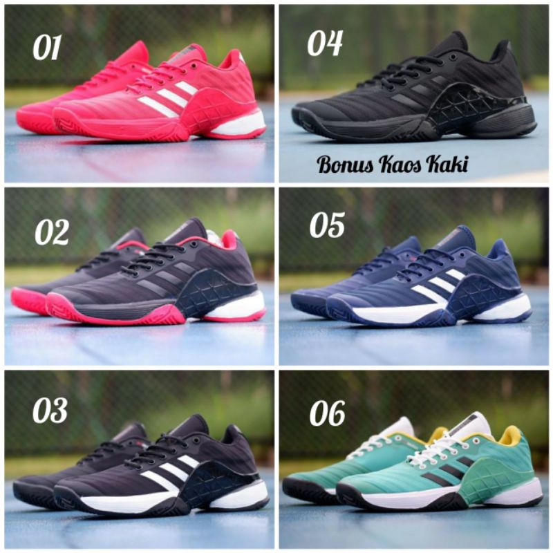 Sepatu Tenis Adidas Tennis Barricade Premium Quality