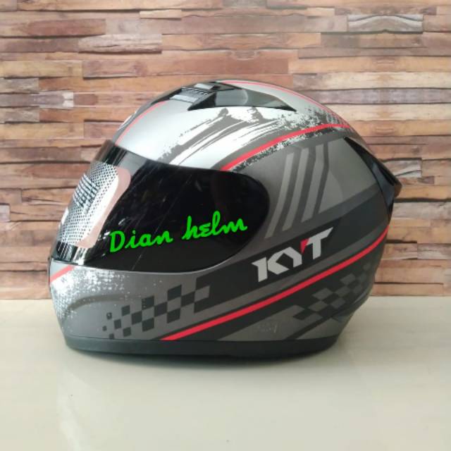 KYT R10 seri#4 Gunmet doff