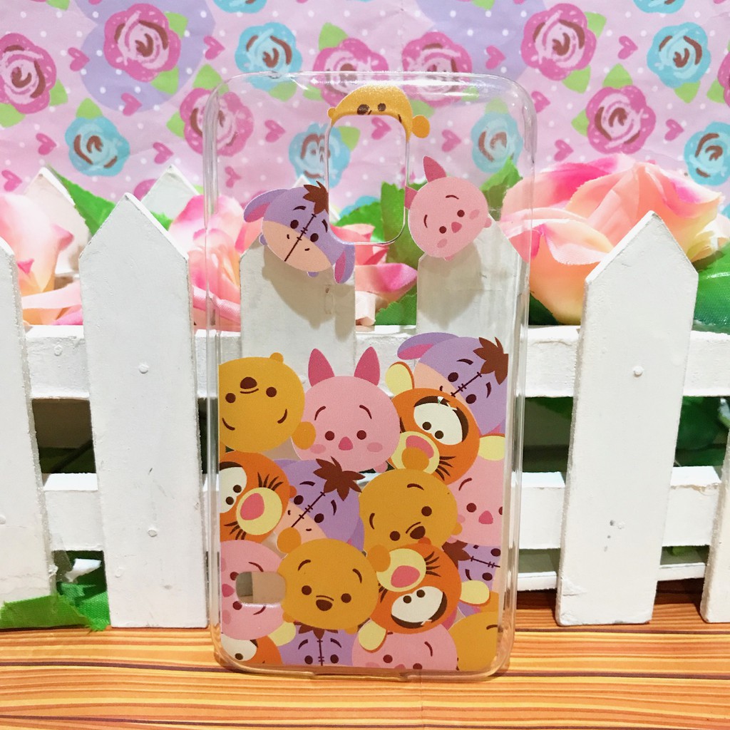 Samsung S5  Hardcase Transparan Custom Case Cover Casing Pooh Kartun