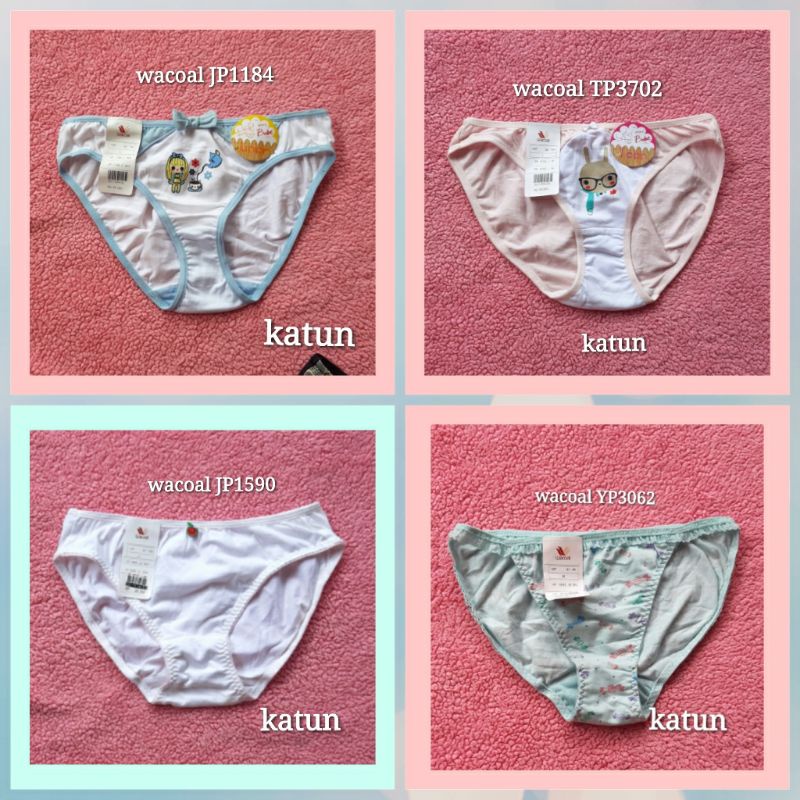 wacoal panty remaja celana dalam remaja dewasa katun  JP1184 JP1590 YP3062 TP3702