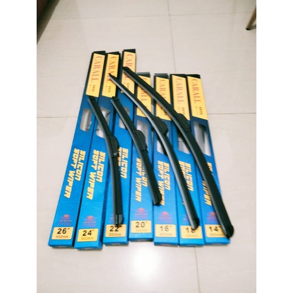 wiper kaca depan mobil Avanza Xenia 2004-2010 karet silicon frameless