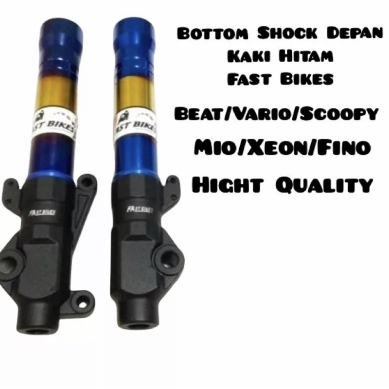 TABUNG SHOCK DEPAN TWOTONE FAST BIKES BOTTOM SHOCKBREAKER MIO SPORTY FINO BEAT VARIO SCOOPY MIO SPORTY MIO J DLL