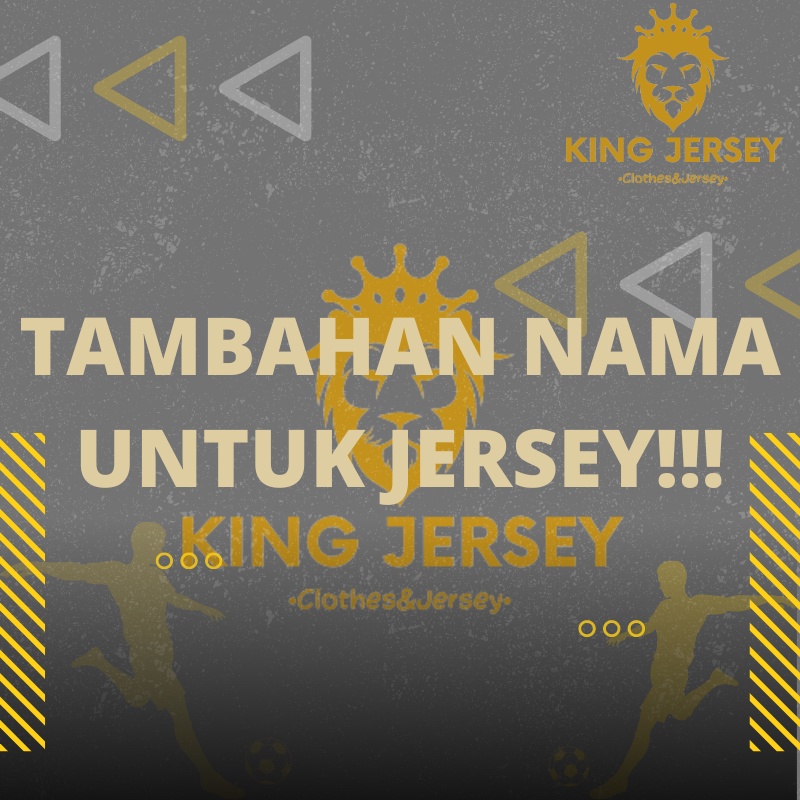 PENAMBAHAN NAMA DI JERSEY