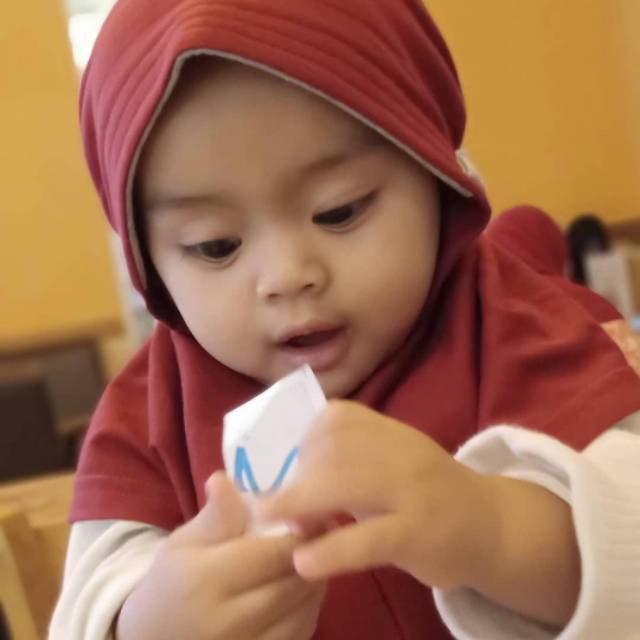 JILBAB ANAK INSTAN COTTON COMBED BY MAZAYA / PURPLE SERIES