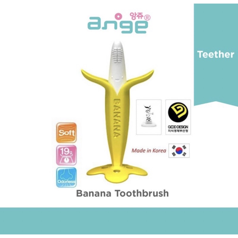 ANGE  BANANA Toothbrush Teether/Gigitan bayi