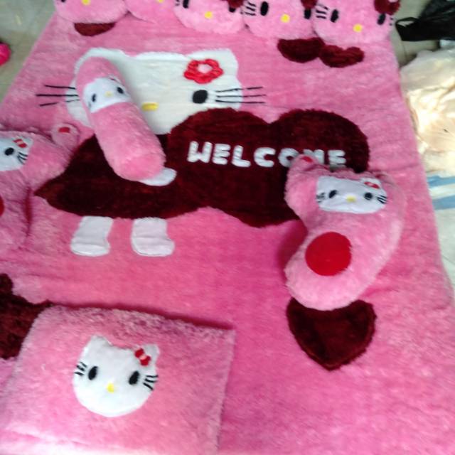 GRATIS ONGKIR Karpet karakter bahan rasfur busa Royal 8 cm ketebalan 10cm