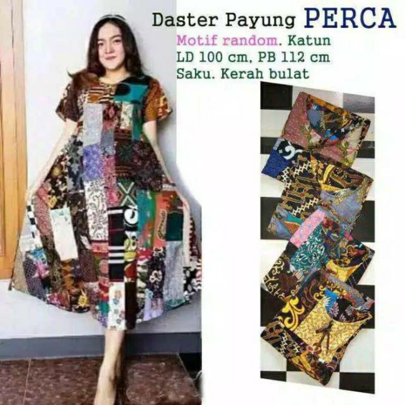 daster kain perca batik