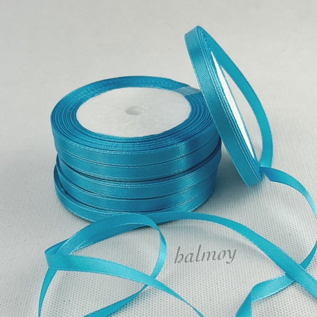 

PITA SATIN KAIN 1/4 INCI 6 MM WARNA SKY BLUE #020