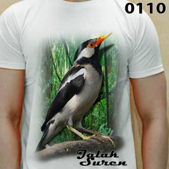 Kaos 3d Burung Jalak Suren 1 Shopee Indonesia