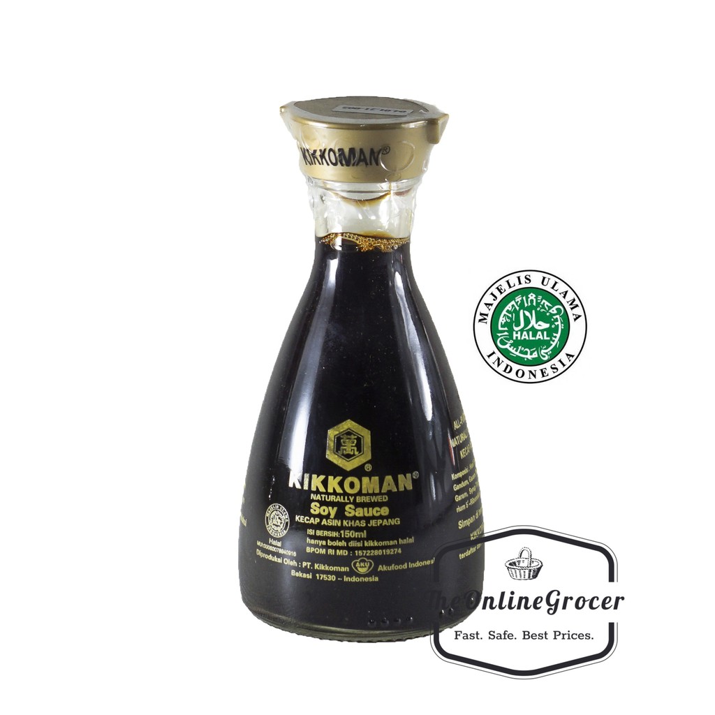 Kikkoman Soy Sauce - Kecap Asing Jepang Botol Dispenser 150ml