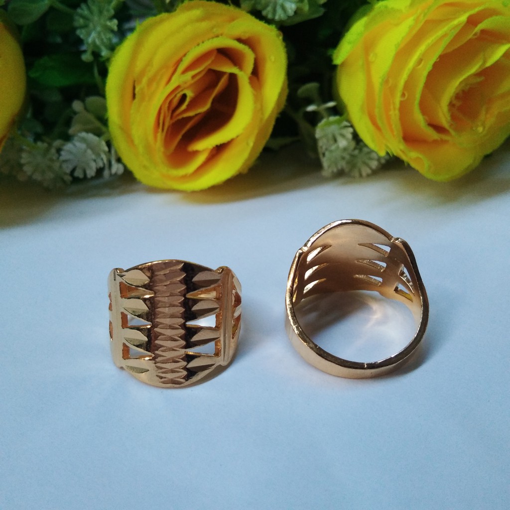 Cincin Palembang Wajik lapis emas 24k model 03