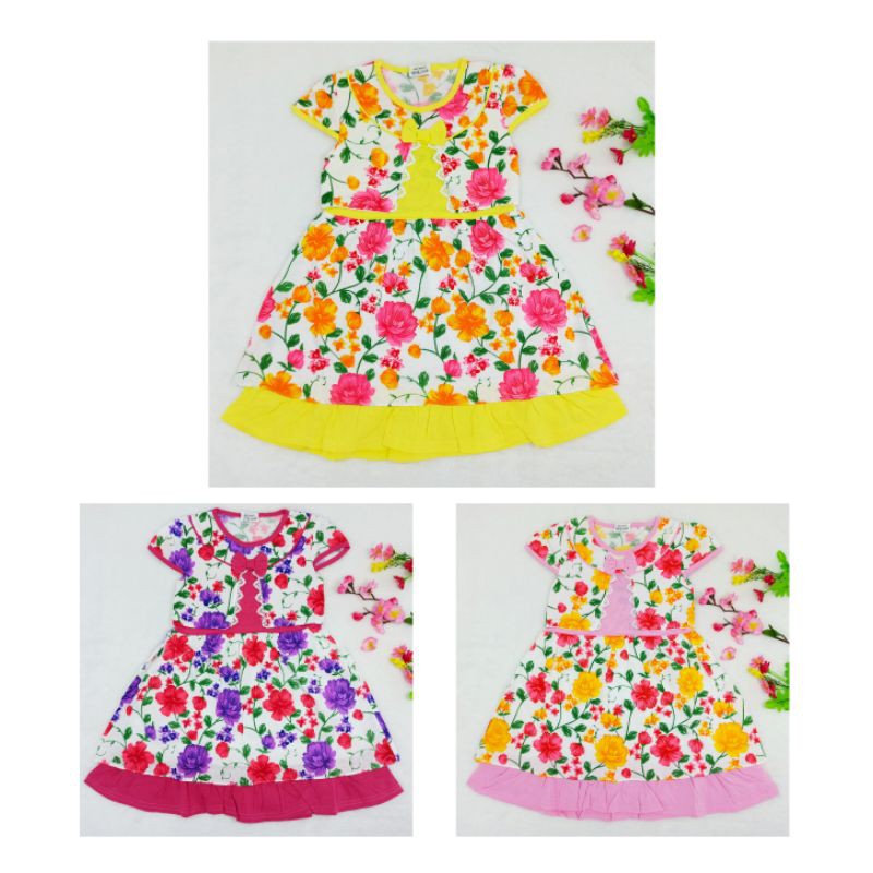 [Ss-1027] Dress Anak size 1-2tahun, Pakaian Anak Perempuan, Baju Anak Trendy