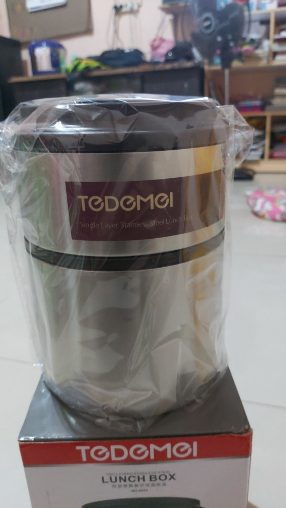 Lunch Box Tedemei Lunchbox 6553 Red Green Blue