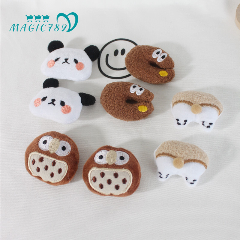 Magic789 Bros Pin Bentuk Kartun Pooppandaburung Hantu Lucu Untuk Aksesoris Fashion